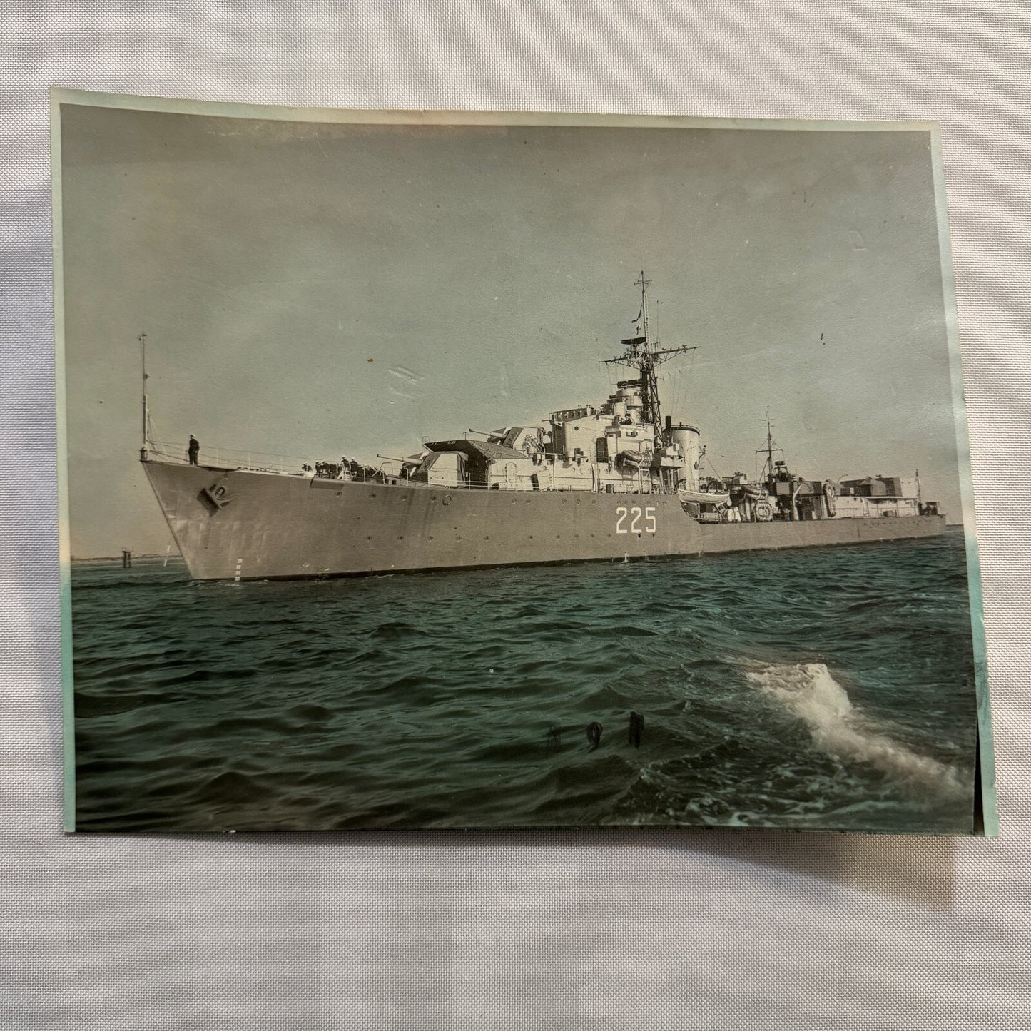 Royal Canadian Navy HMCS Sioux Military Ship Boat Photo Photograph Print