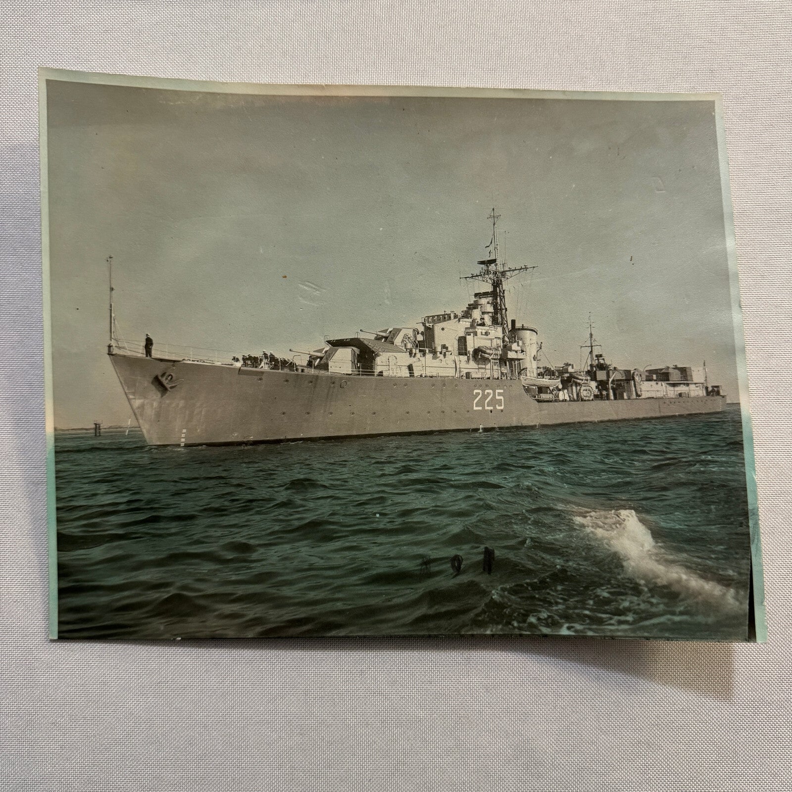 Royal Canadian Navy HMCS Sioux Military Ship Boat Photo Photograph Print