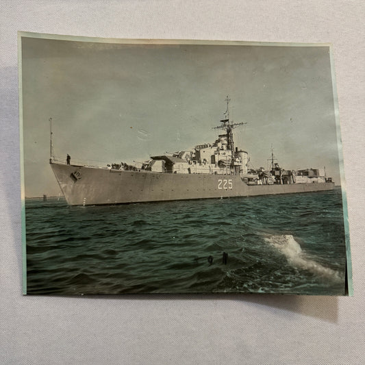 Royal Canadian Navy HMCS Sioux Military Ship Boat Photo Photograph Print