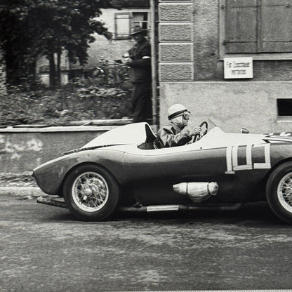 Stanguellini Racing Car 1954 Photo Photograph Vintage Image Modern Print