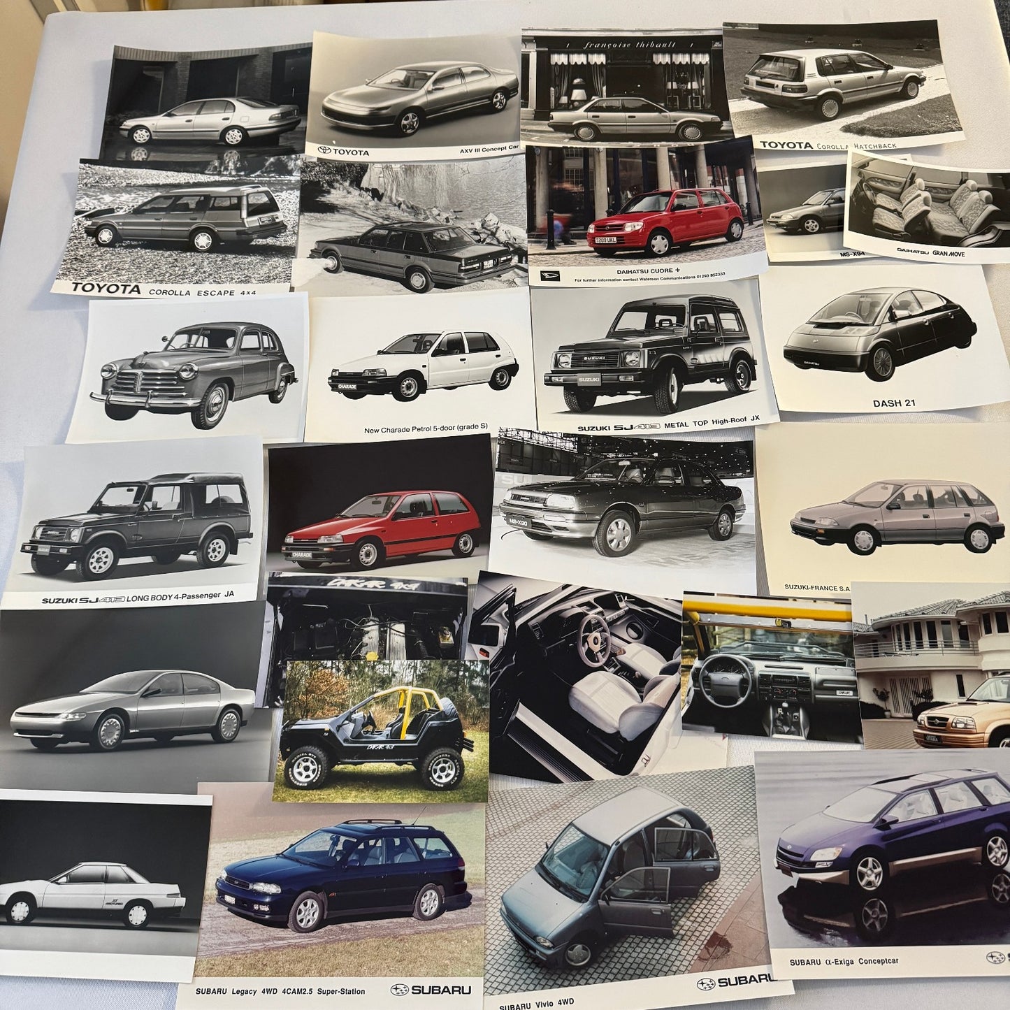 HUGE International Car Factory Press Photo Lot JDM European Honda Toyota 240+