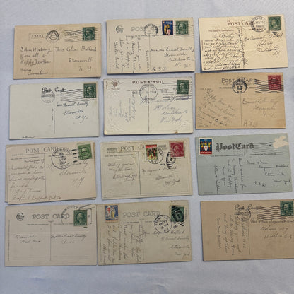 Antique Christmas & New Years Postcard Collection Lot Birds Flowers Xmas 100+
