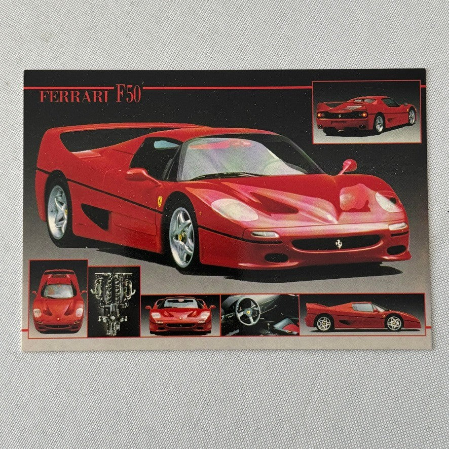 Ferrari F50 Supercar Postcard Post Card