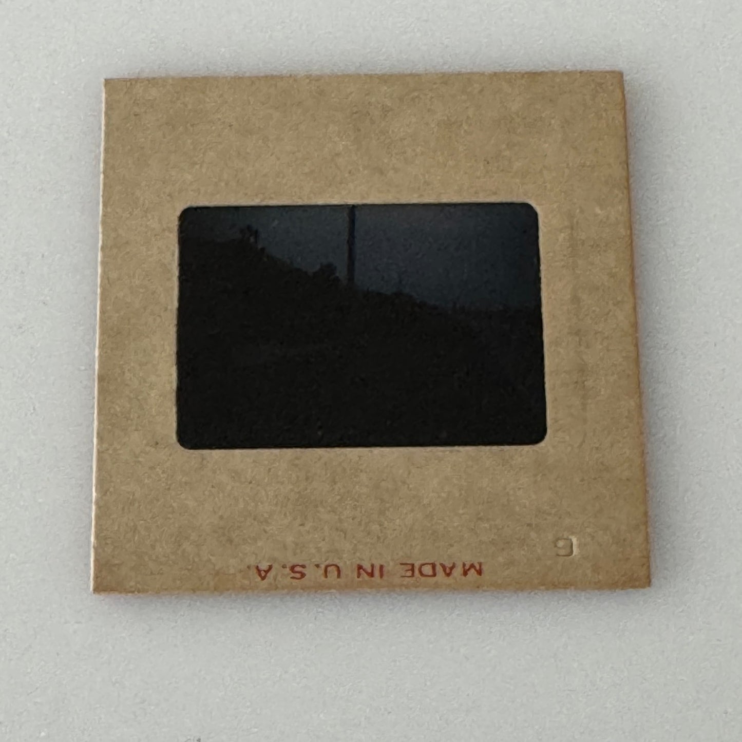 35mm Slide Vintage Image California Highway Construction Truck Trucks