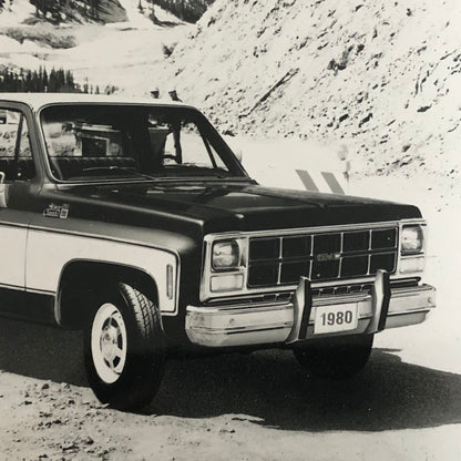 1980 GMC Wide Side Pickup Truck Press Photo Photograph Print GMC Pick Up