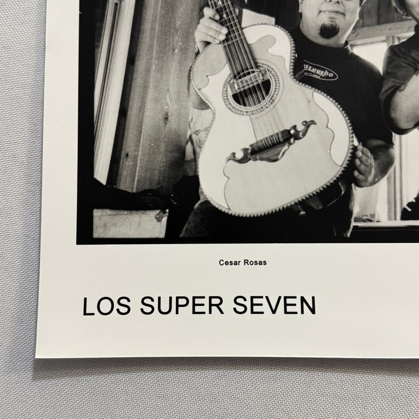 Los Super Seven Music Publicity Press Photo Photograph Cesar Rosas Flaco Jiminez