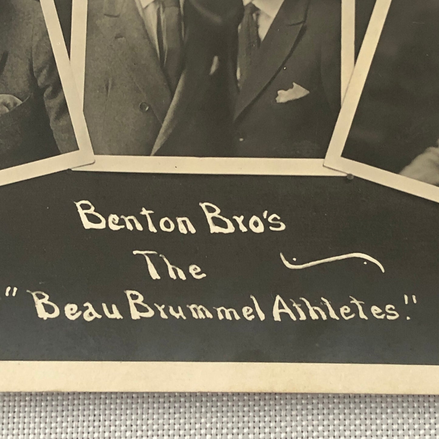 Circus Performer Postcard Post Card Benton Brothers Beau Brummel Athletes