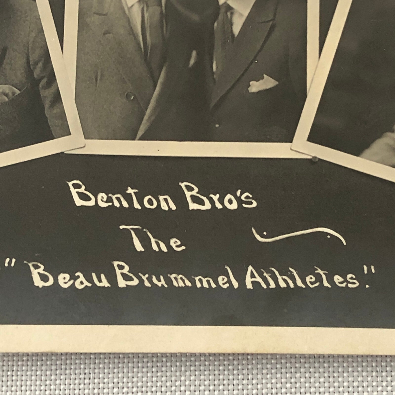 Circus Performer Postcard Post Card Benton Brothers Beau Brummel Athletes