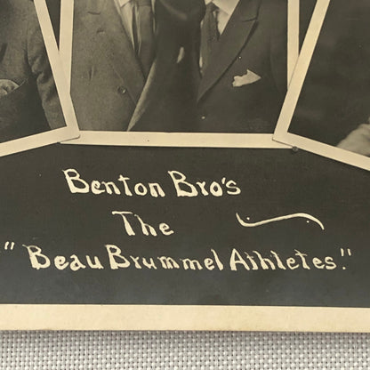 Circus Performer Postcard Post Card Benton Brothers Beau Brummel Athletes