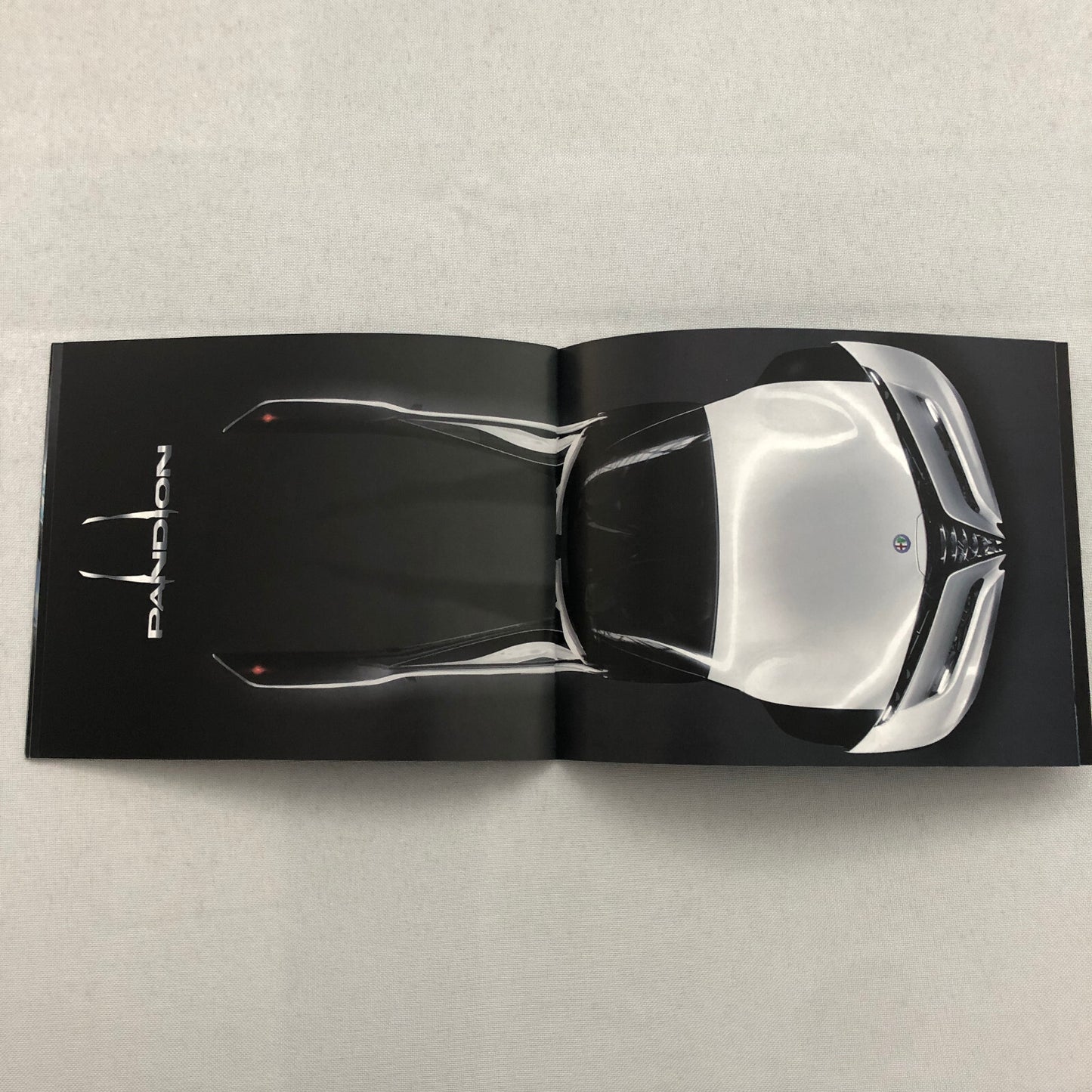 Alfa Romeo Pandion Bertone Concept Car Prototype Sales Brochure Catalog