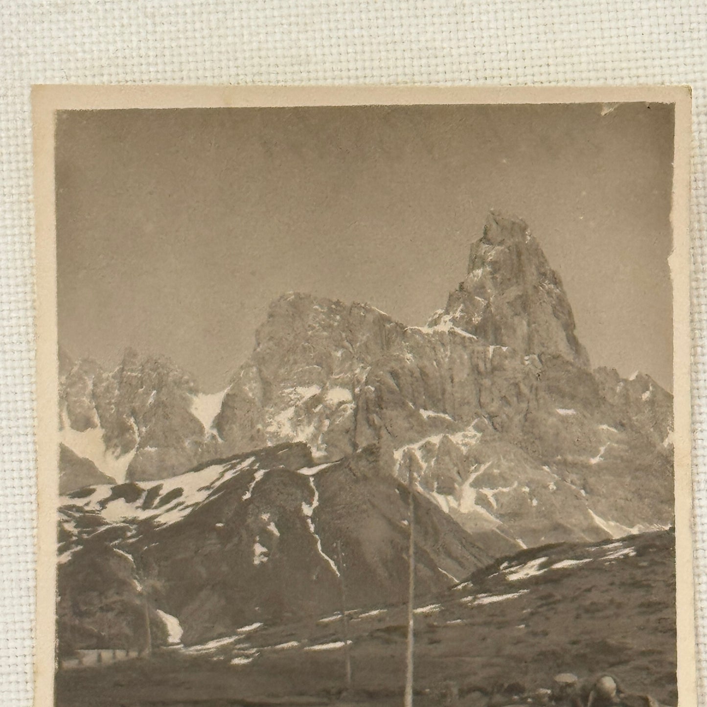 Vintage Photograph Photo Antique Automobile Early Car Mountain