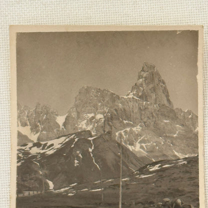 Vintage Photograph Photo Antique Automobile Early Car Mountain