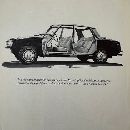 Rover 2000 TC Road Test Car Sales Brochure Catalog Car & Driver 1966 1967