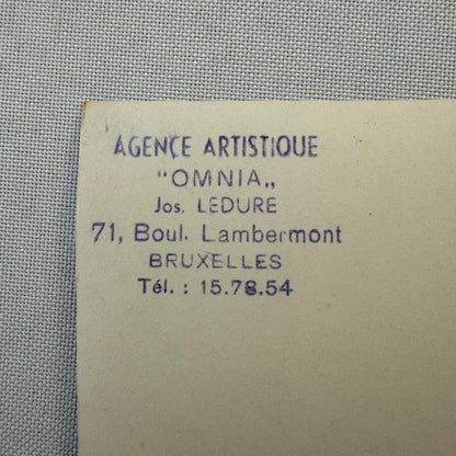 Vintage Circus Strongman Acrobat Performer Photo Photograph 3 Wyadors Bruxelles