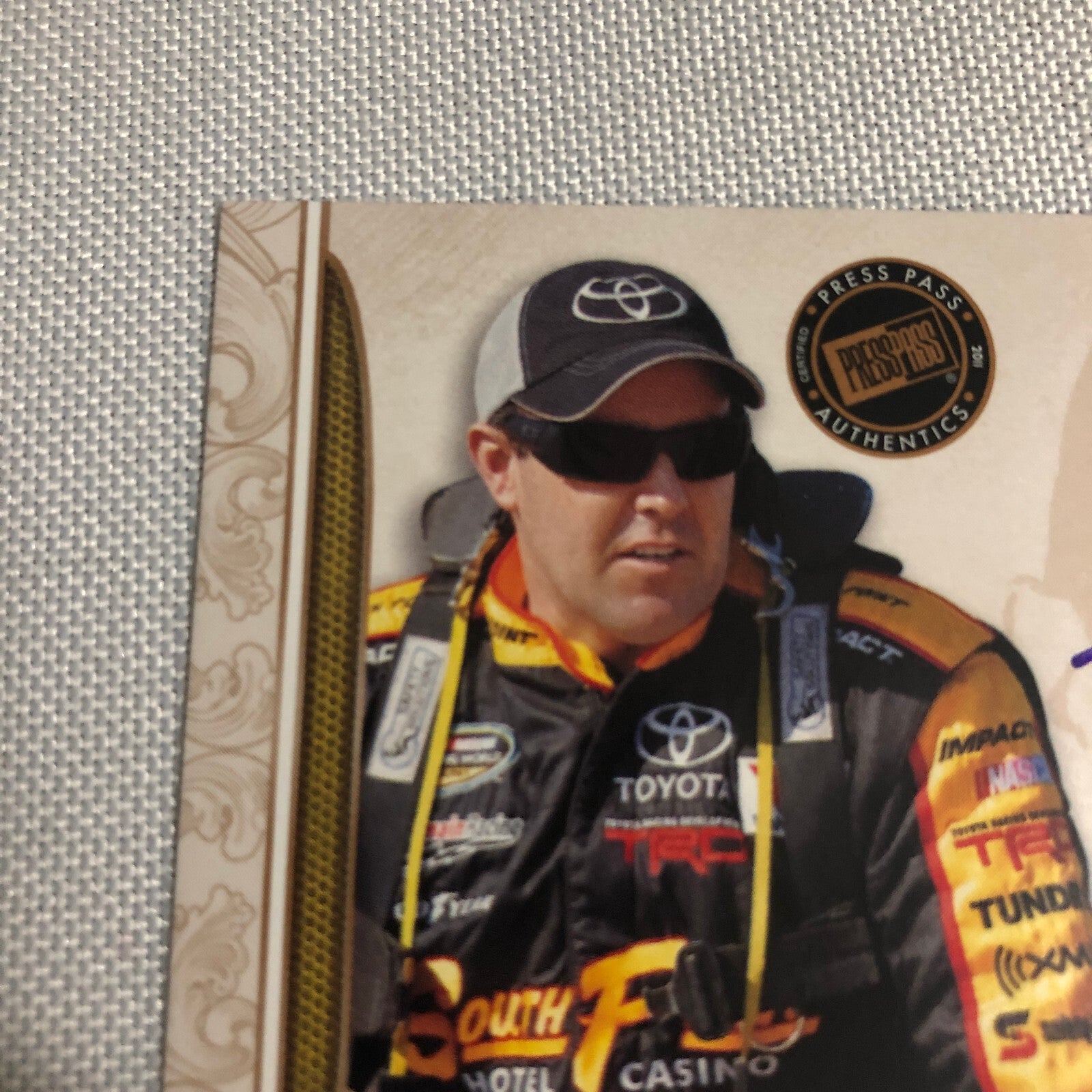 2011 Press Pass Fanfare Autograph Brendan Gaughan Signed Signature Auto NASCAR