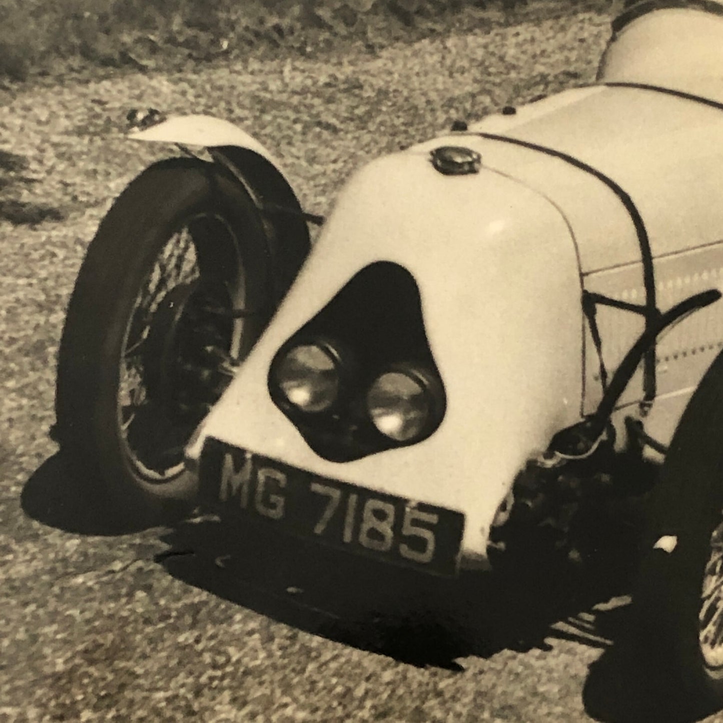 Vintage Racing Car Photo Photograph Print Guy Griffiths 1948 