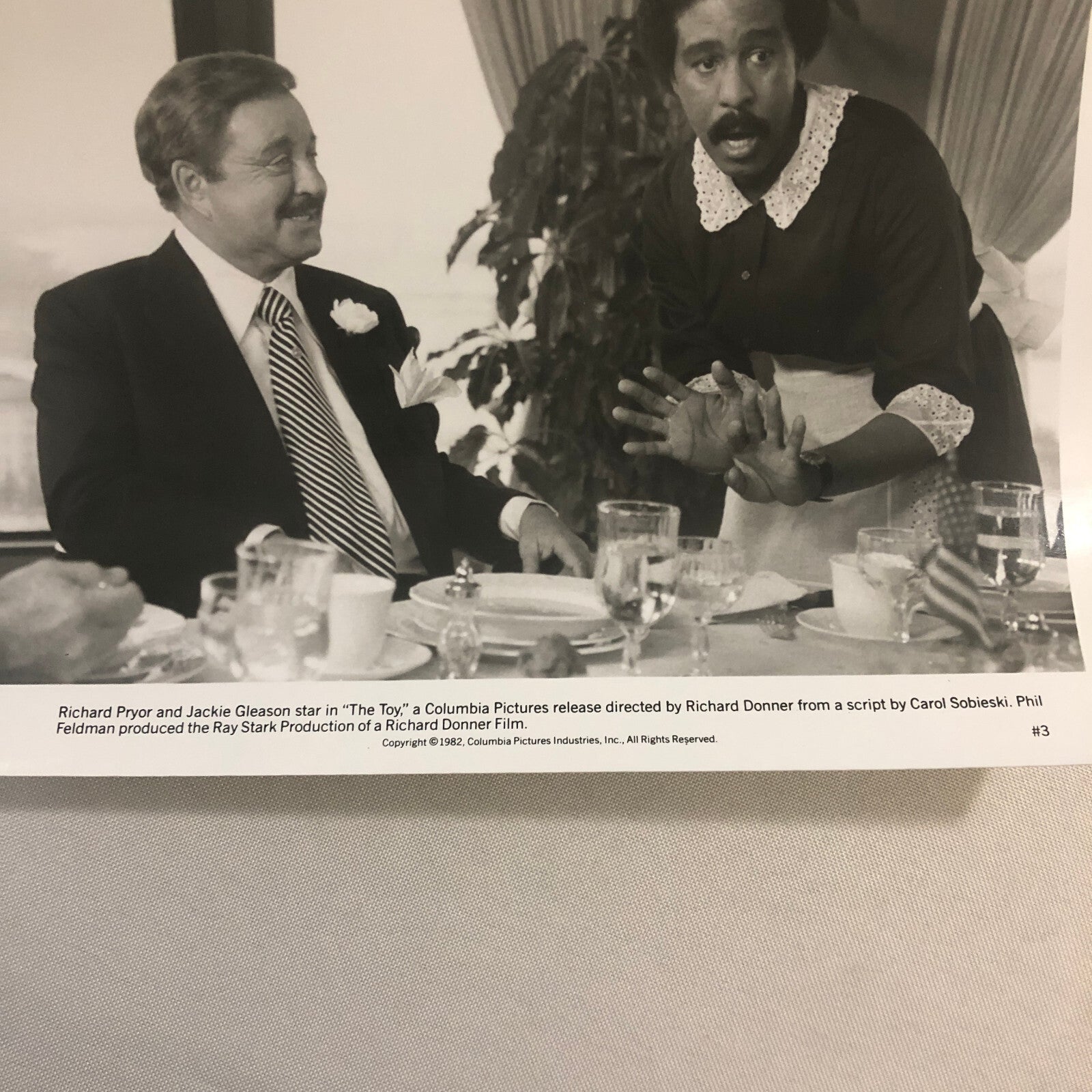 Richard Pryor Jackie Gleason The Toy Movie Press Photo Photograph Film