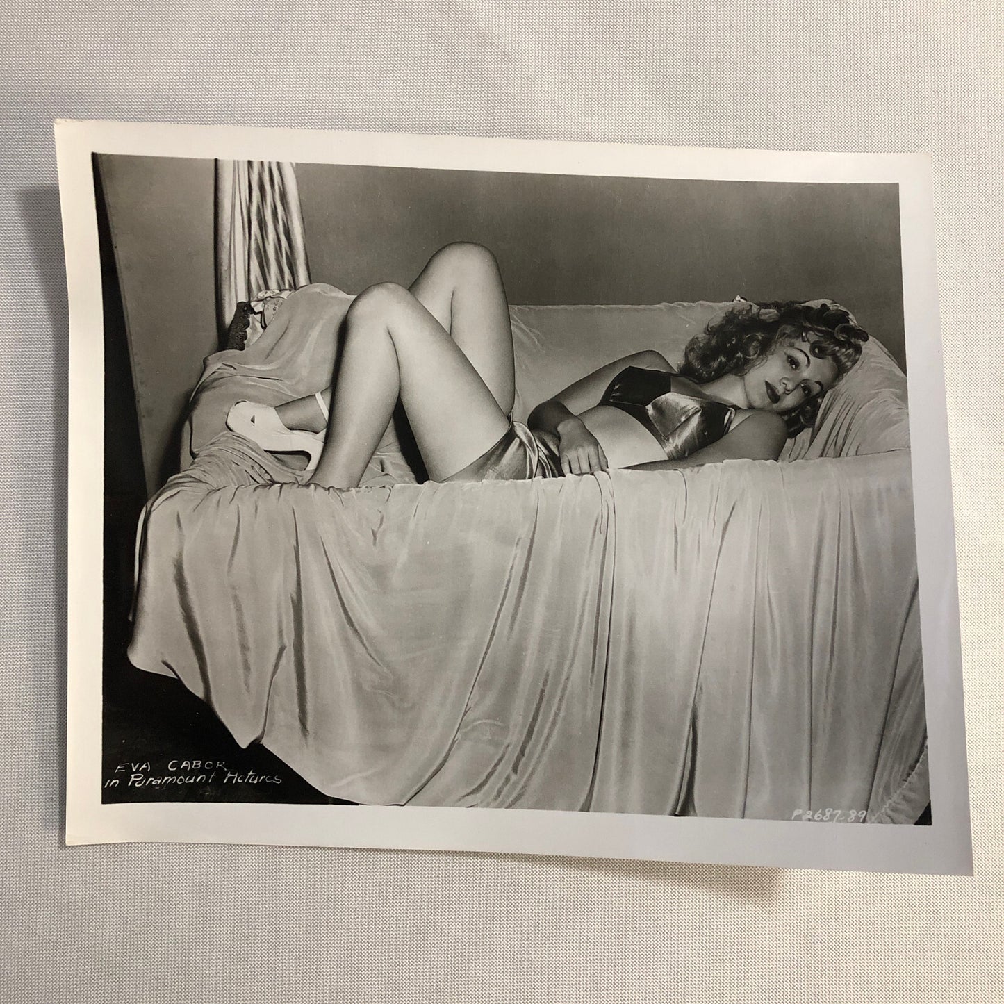 Vintage Paramount Pictures Eva Gabor Actress Photo Photograph Print