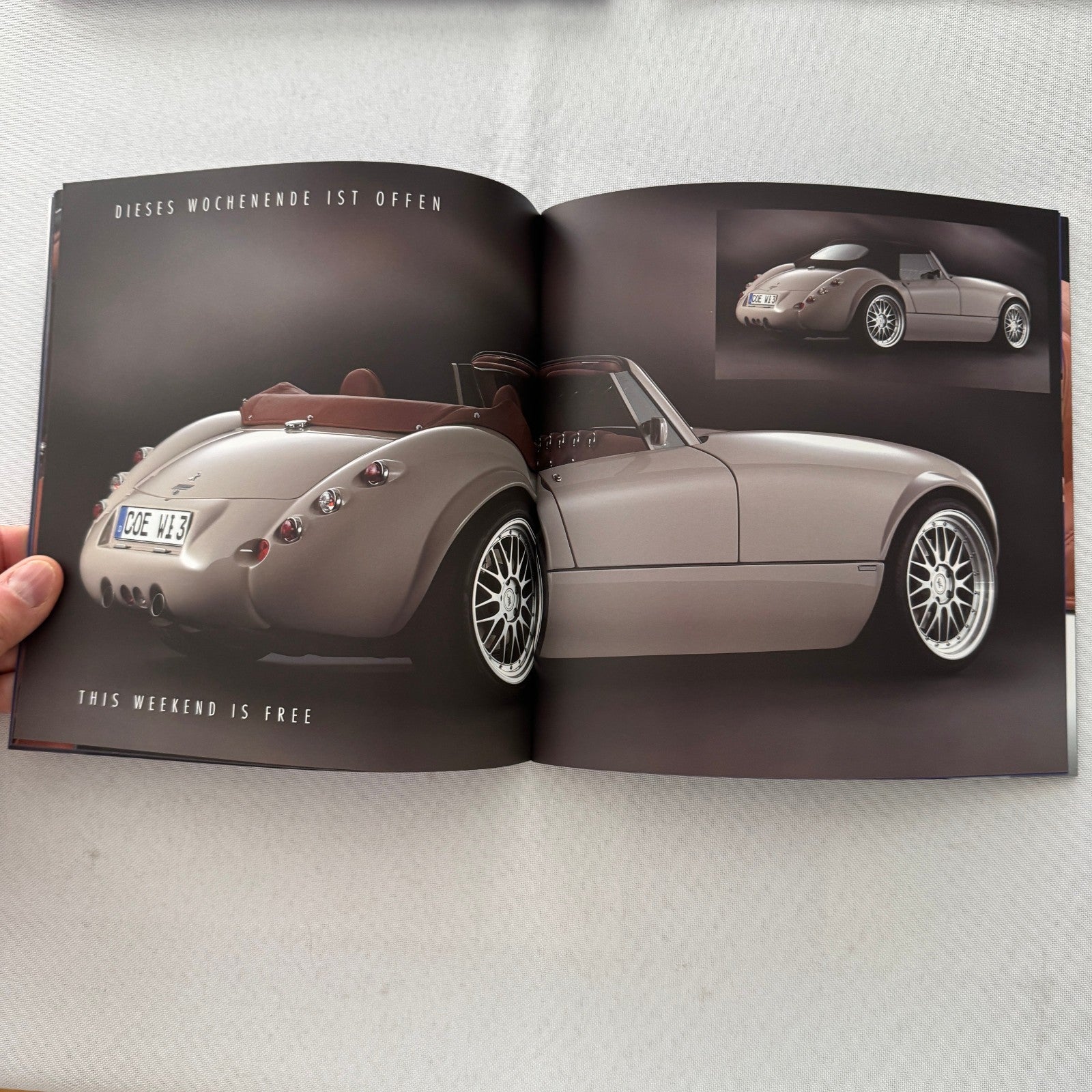 Wiesmann Car Sales Brochure Catalog Lot Wiesmann Roadster Raymond Weil Watch