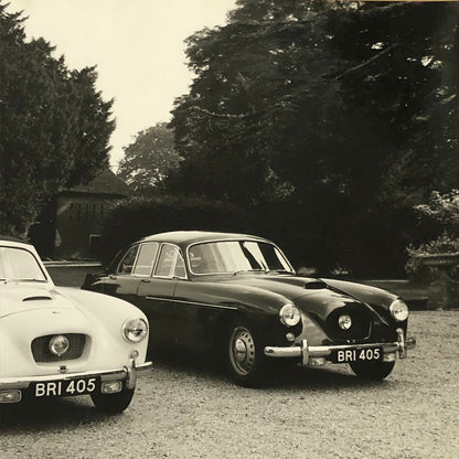Vintage Bristol 405 Saloon & 405 Drophead Coupe Photo Photograph 1955