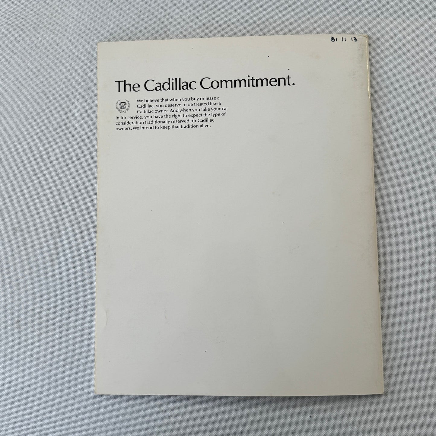 1982 Cadillac Car Sales Brochure Catalog Fleetwood Brougham Eldorado DeVille