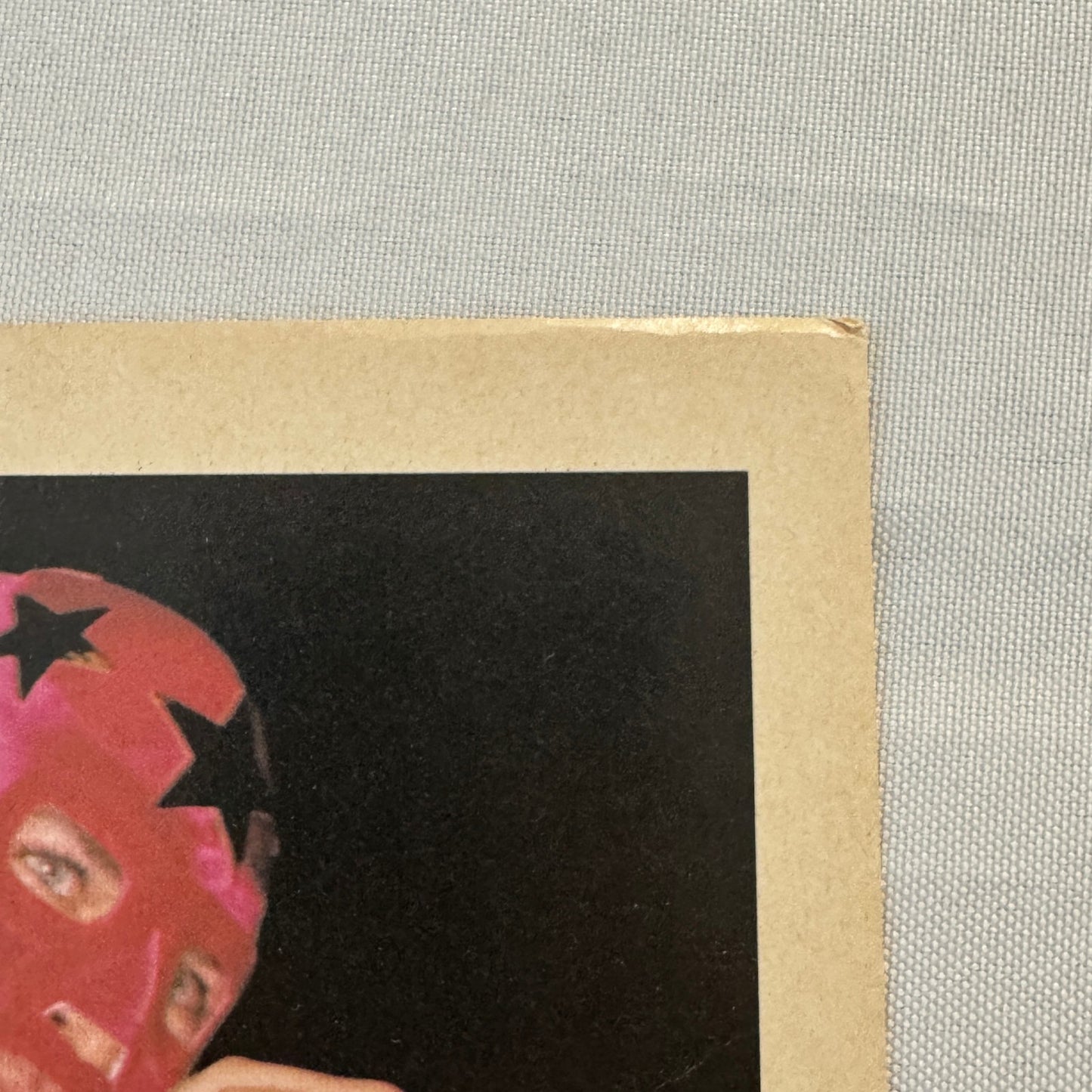 Vintage Wrestling Print Insert Masked Wrestler Superstar 1983