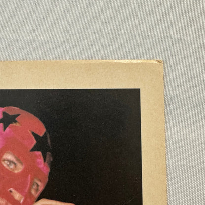 Vintage Wrestling Print Insert Masked Wrestler Superstar 1983