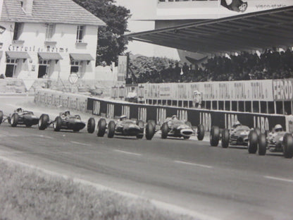 Vintage 1960s Grand Prix Racing Photo Photograph Image - Jos Reinhard 