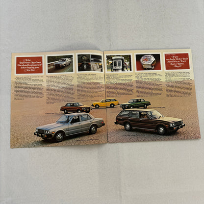 1978 Toyota Corona Car Sales Brochure Catalog Custom Sedan Deluxe Wagon Luxury