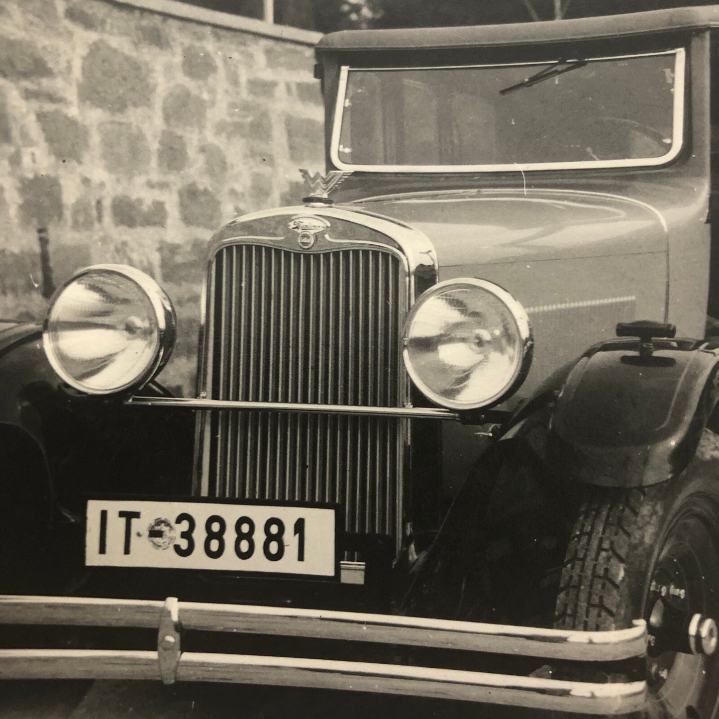 Vintage Photo Photograph Lot Baby Child with Wanderer Car 1930 AL22SM1