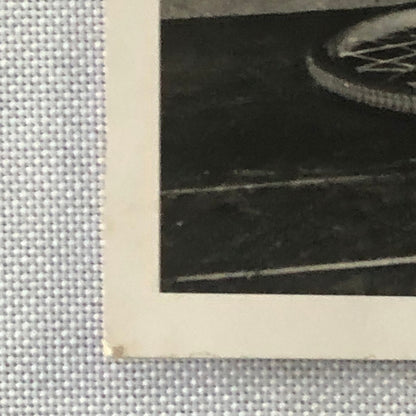 Circus Performer Girl Handstand on Bicycle Photo Photograph Vintage