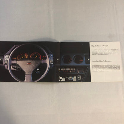 Vintage Nissan 300ZX Turbo Car Sales Brochure Catalog 300 ZX GERMAN FRENCH Text