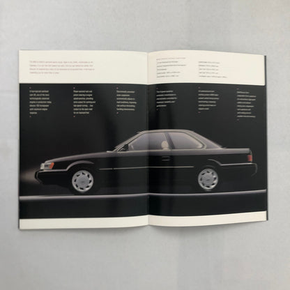 Infiniti Car Sales Brochure Catalog 1988 1989 Q45 M30 Coupe Convertible