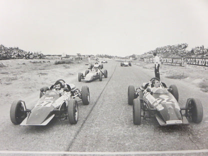 Vintage Formula V Racing in Israel Photo Photograph Cars  - Revue Automobile