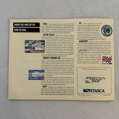 1995 Itasca Suncruiser Motorhome Camper RV Sales Brochure Catalog Sun Cruiser