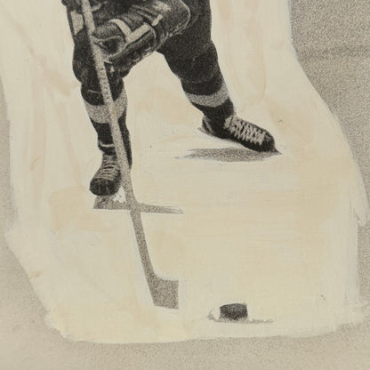 Detroit Red Wings Hockey Player Photo Photograph Vintage Carl Brewer