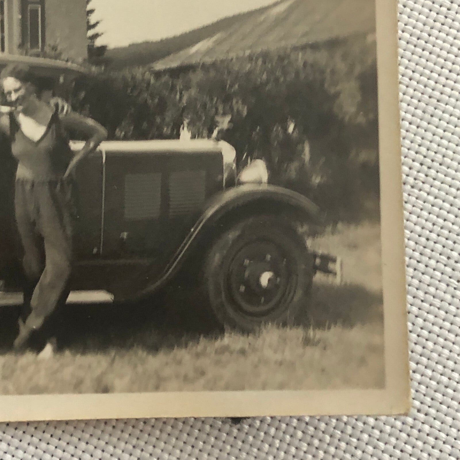 Vintage Photo Photograph Lot People with Anique Car Automobile AL22SM1