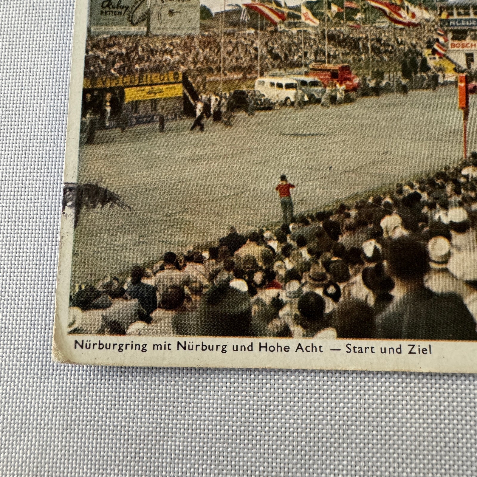 Vintage Nurburgring Race Track Racing Postcard Post Card German
