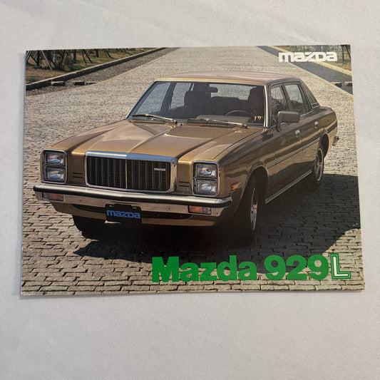 Vintage Mazda 929 L Legato Car Sales Brochure Mazda 929L DUTCH Text
