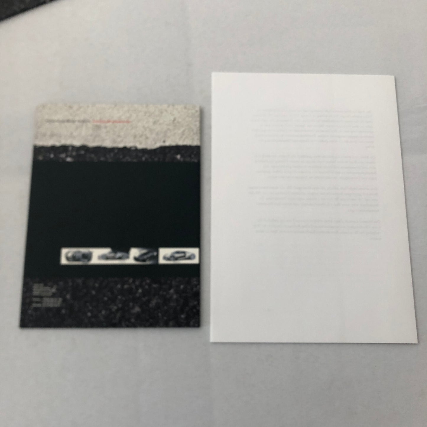 2003 Audi LeMans Concept Car Prototype Press Kit Brochure Photo CD R8 GERMAN