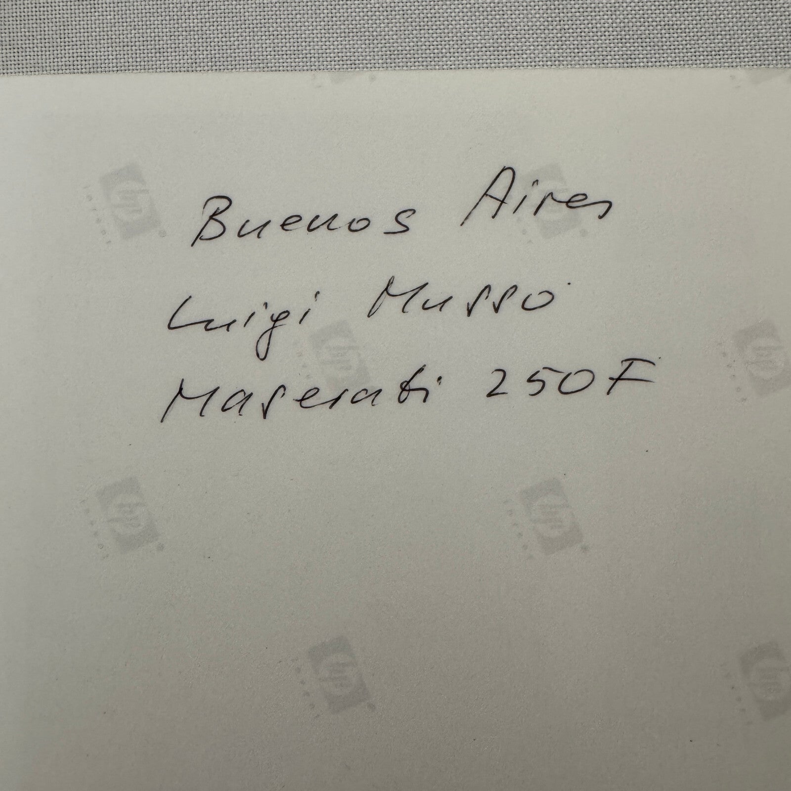 Maserati 250F Luigi Musso Buenos Aires Grand Prix Racing Photo Modern Print