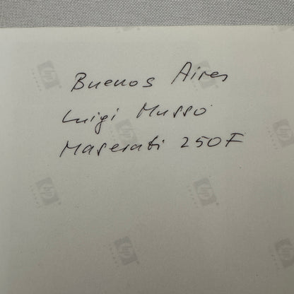 Maserati 250F Luigi Musso Buenos Aires Grand Prix Racing Photo Modern Print