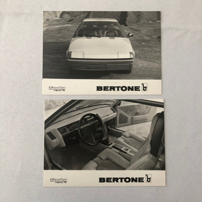 1979 Bertone Tundra Volvo 343 Concept Car Prototype Press Kit Photos