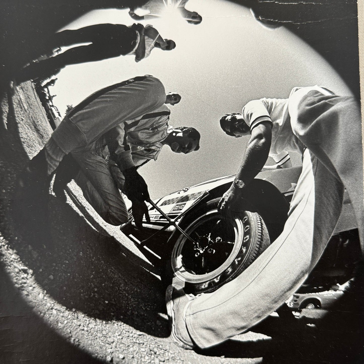 Vintage Porsche Racing Photo Photograph Print Race Car