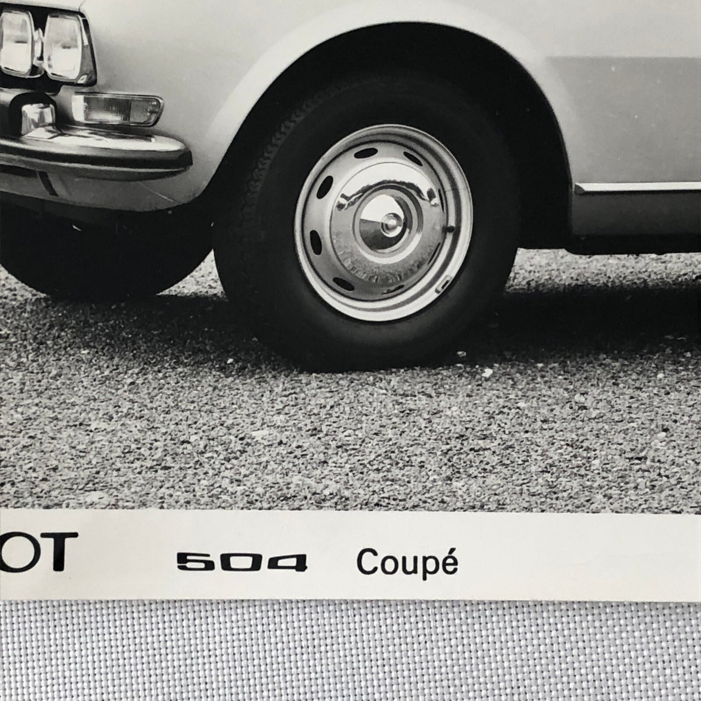 1973 Peugeot 504 Coupe Car Automobile Photo Photograph Print 
