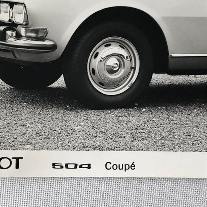 1973 Peugeot 504 Coupe Car Automobile Photo Photograph Print 