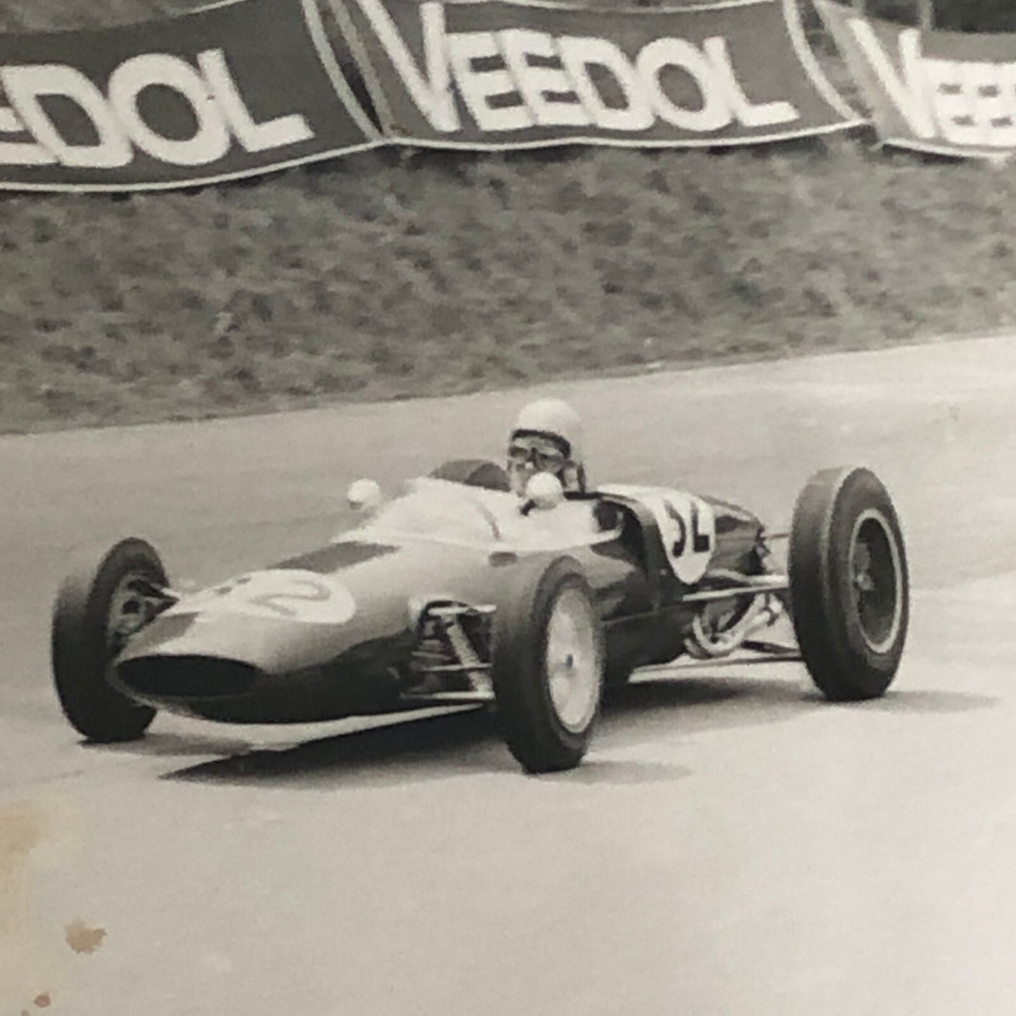 Vintage Solitude Grand Prix Racing Photo Photograph 1961 Peter Arundell Lotus