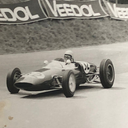Vintage Solitude Grand Prix Racing Photo Photograph 1961 Peter Arundell Lotus