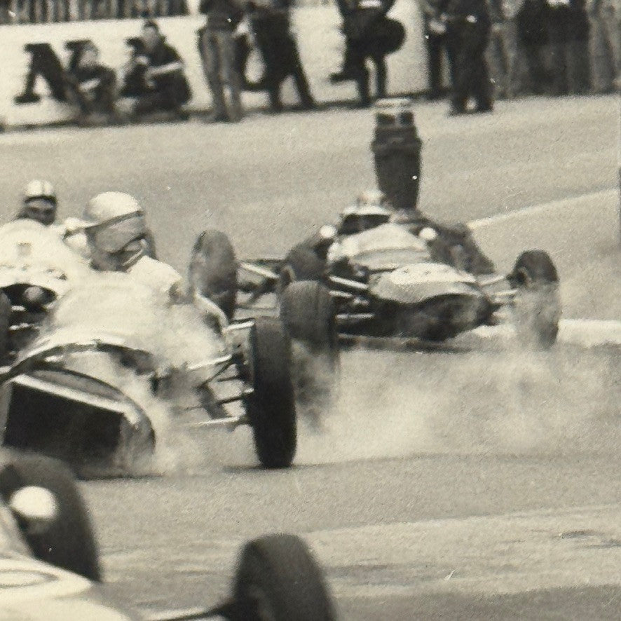 Vintage Racing Photo Crash Wreck Accident Motorsport Magazine UK Photograph