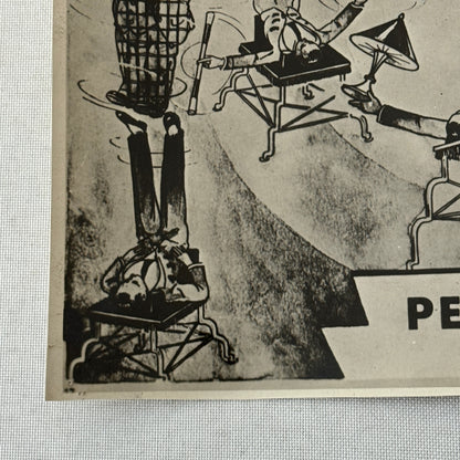 Vintage Circus Clown Acrobat Juggling Balancing Act Photo Photograph Percon